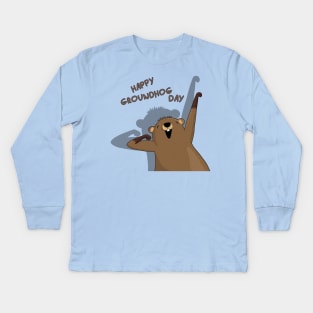 Groundhog day Kids Long Sleeve T-Shirt